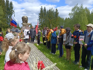 Празднование Дня Победы.